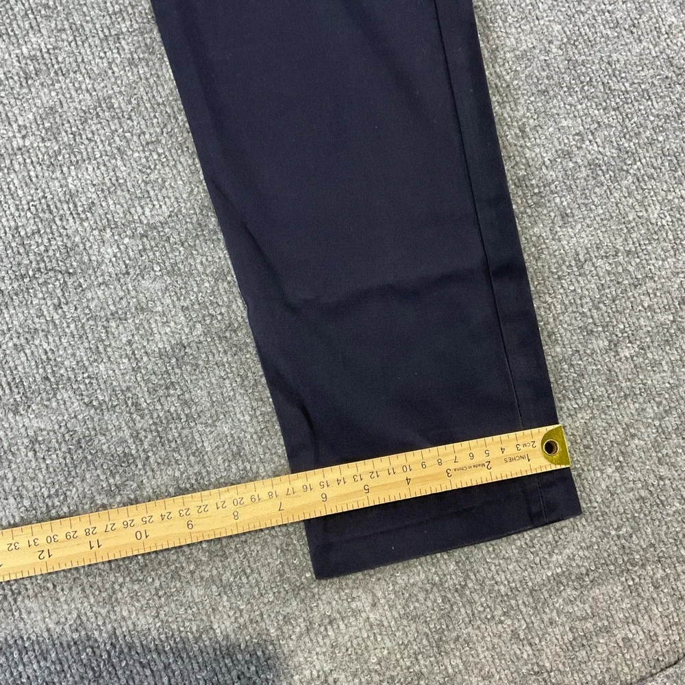 Banana Republic Mason Stretch Chino Pants 31x32 Navy Slim Casual Mens NEW
